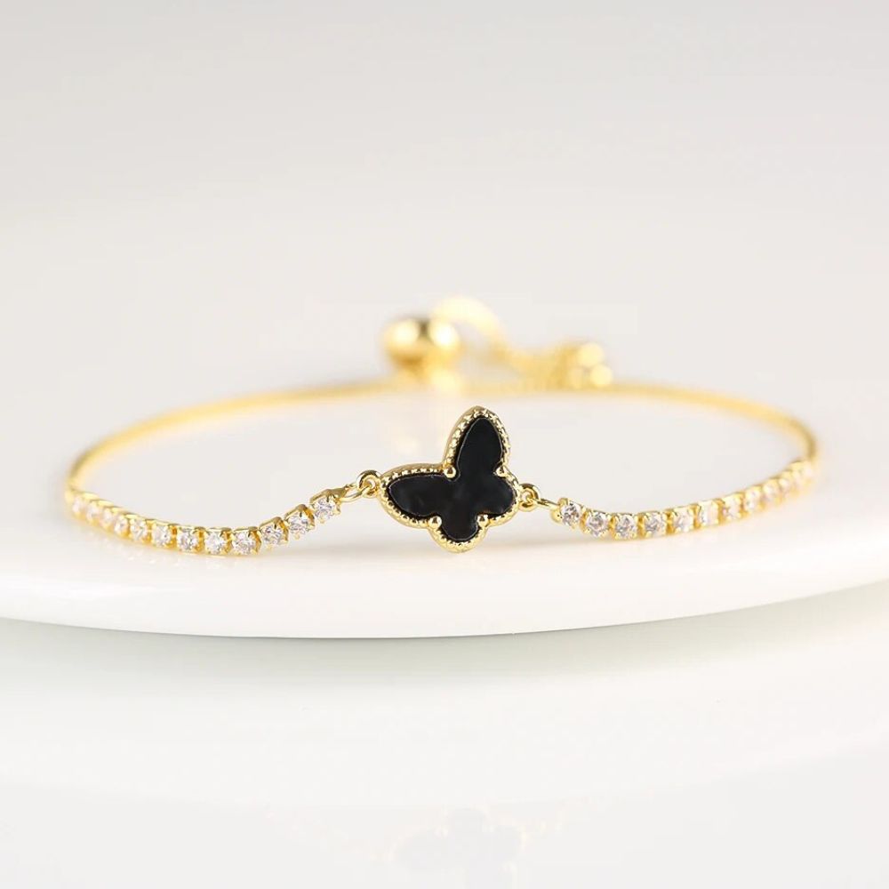 Bracelet Papillon Or Diamant