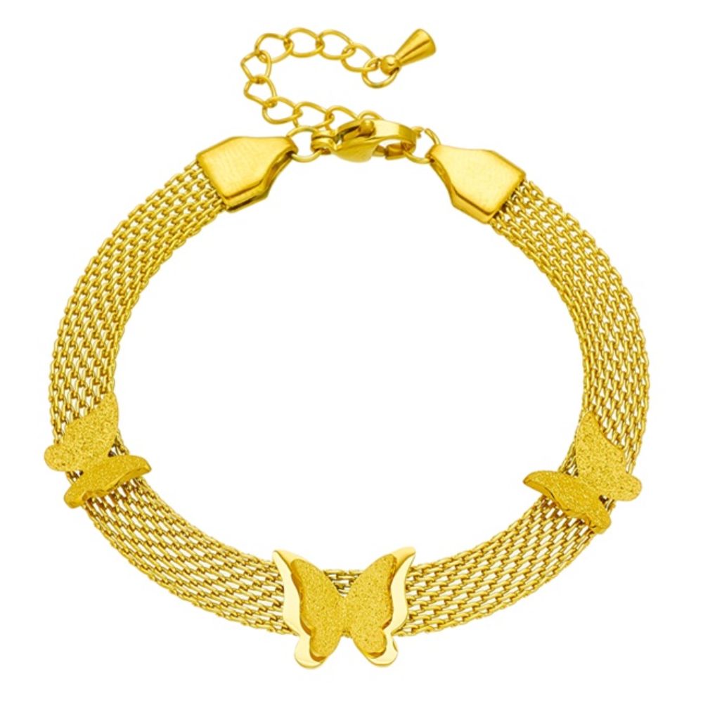 Bracelet Papillon Or