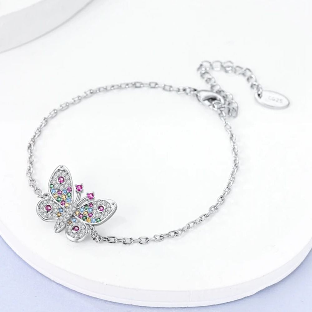 Bracelet Papillon Strass