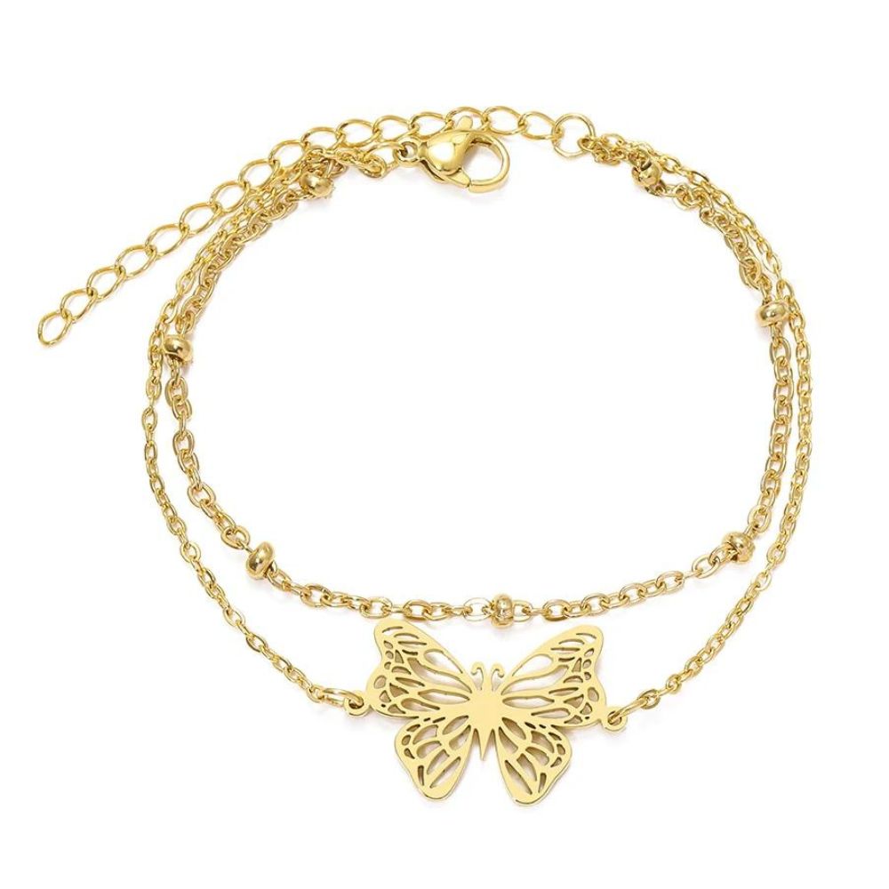 bracelet papillon volant
