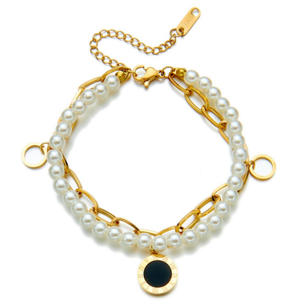 Bracelet Perles et Or