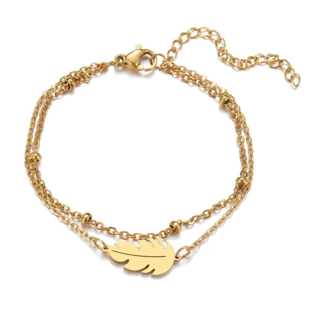 Bracelet Plume Femme