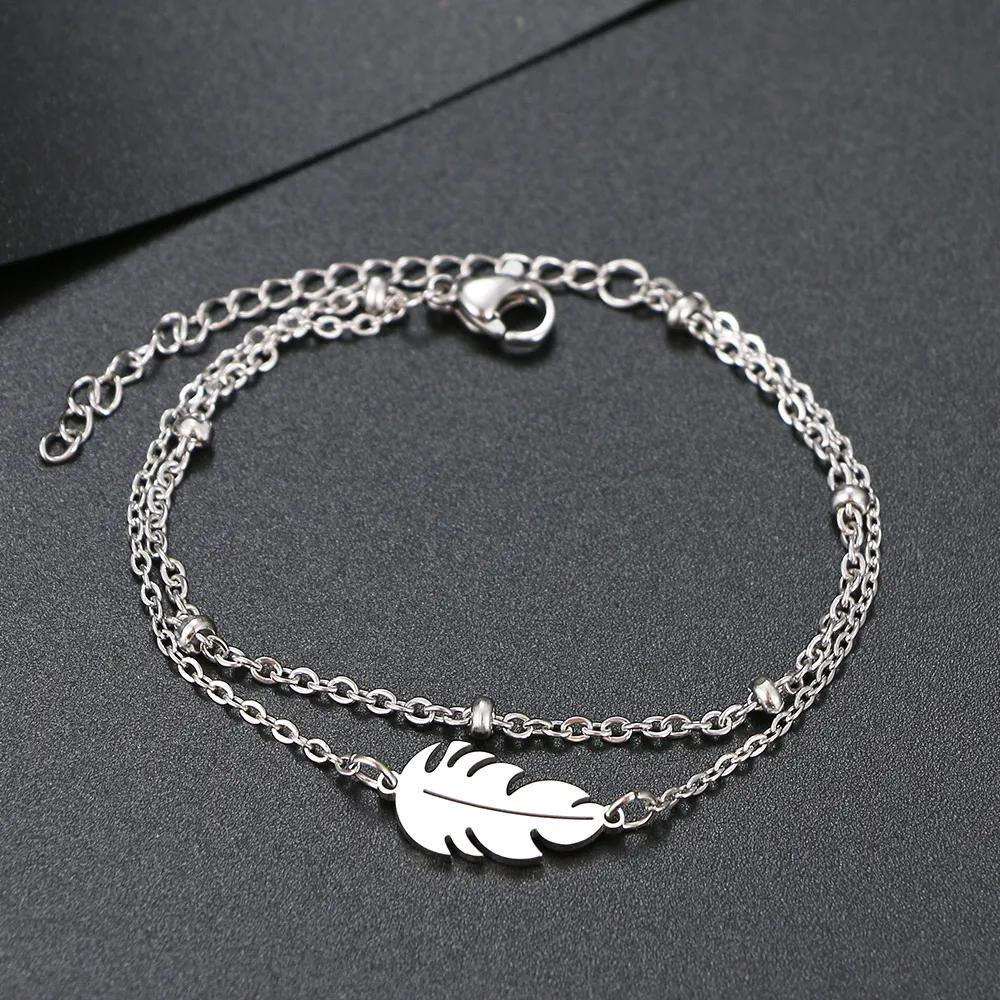 Bracelet Plume Femme