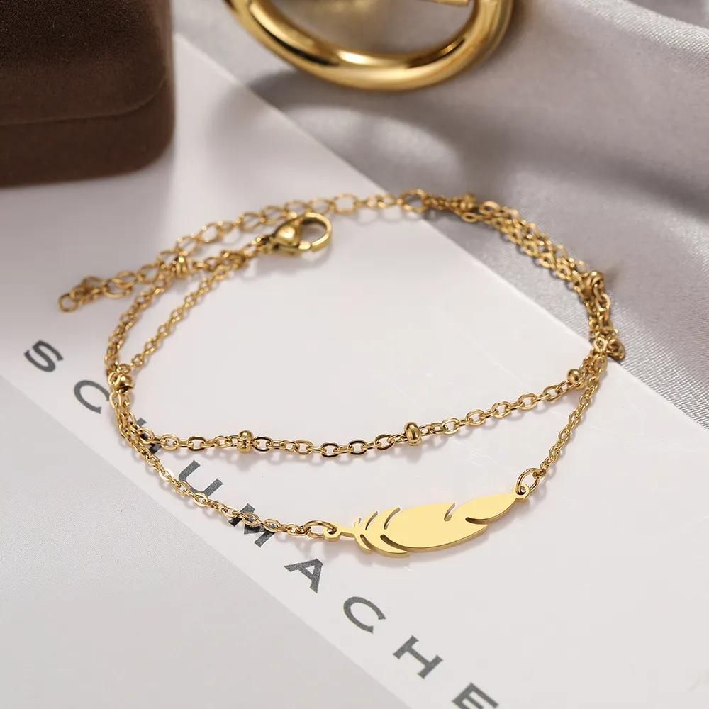 Bracelet Fille Plume