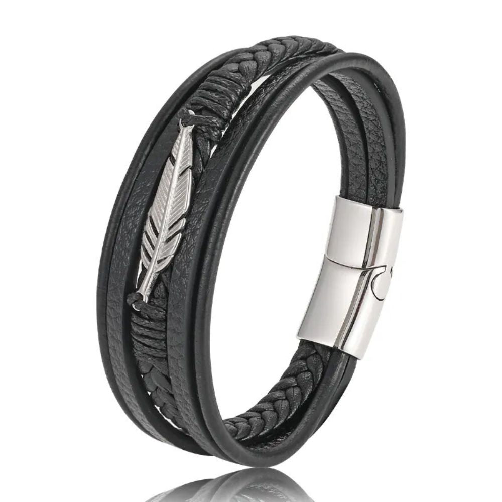 Bracelet Plume Homme