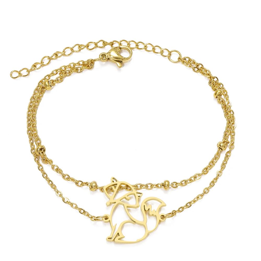 bracelet renard assis