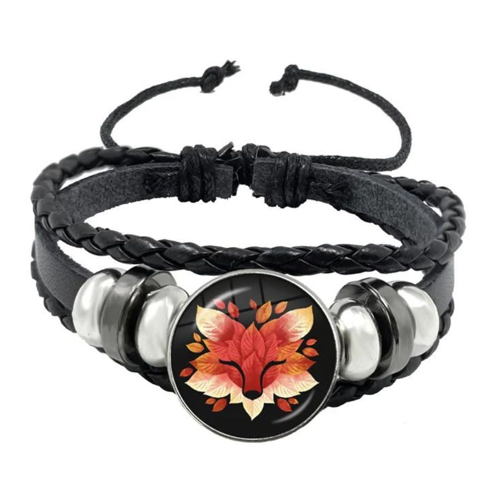 Bracelet Renard Simili-Cuir