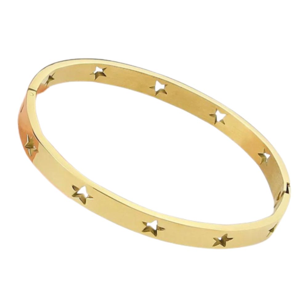 Bracelet Rigide Étoile