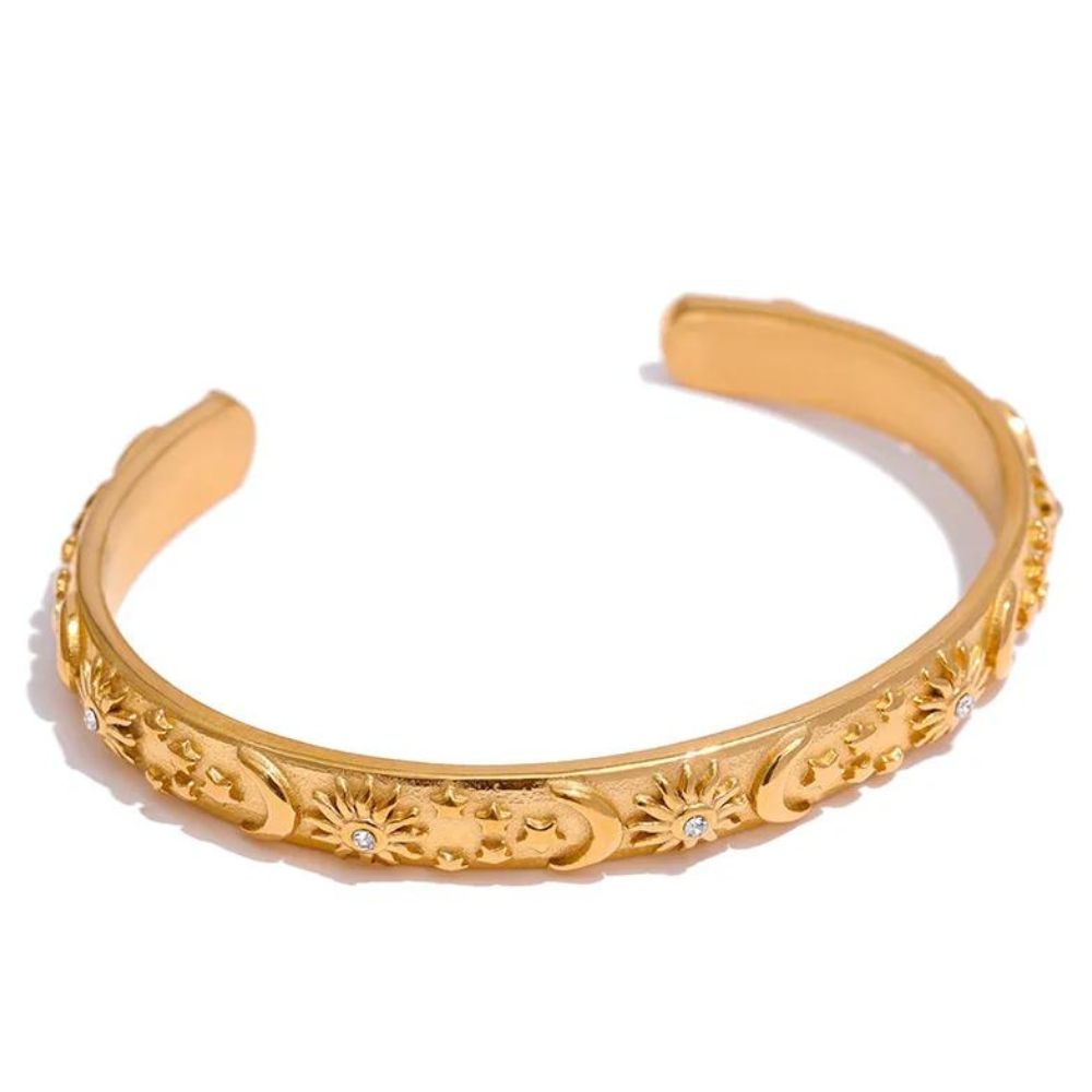 bracelet soleil jonc
