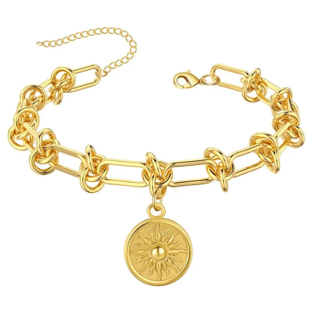bracelet soleil or