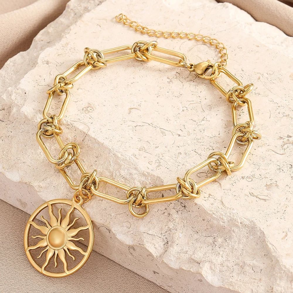bracelet en chaine trombone pour femme