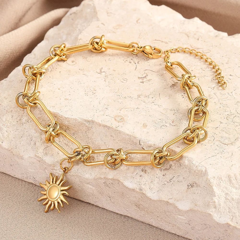 bracelet en chaine trombone pour femme