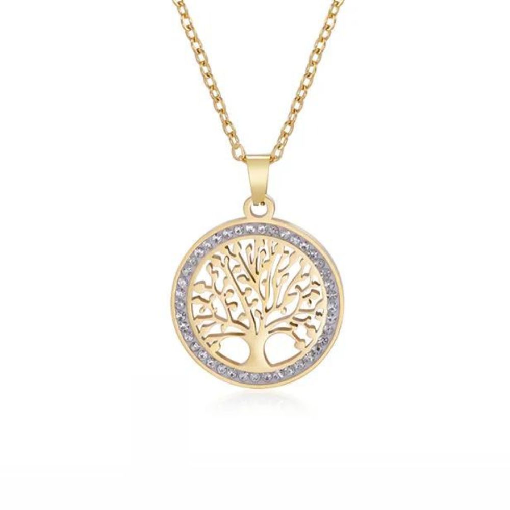 Collier Arbre de Vie Doré