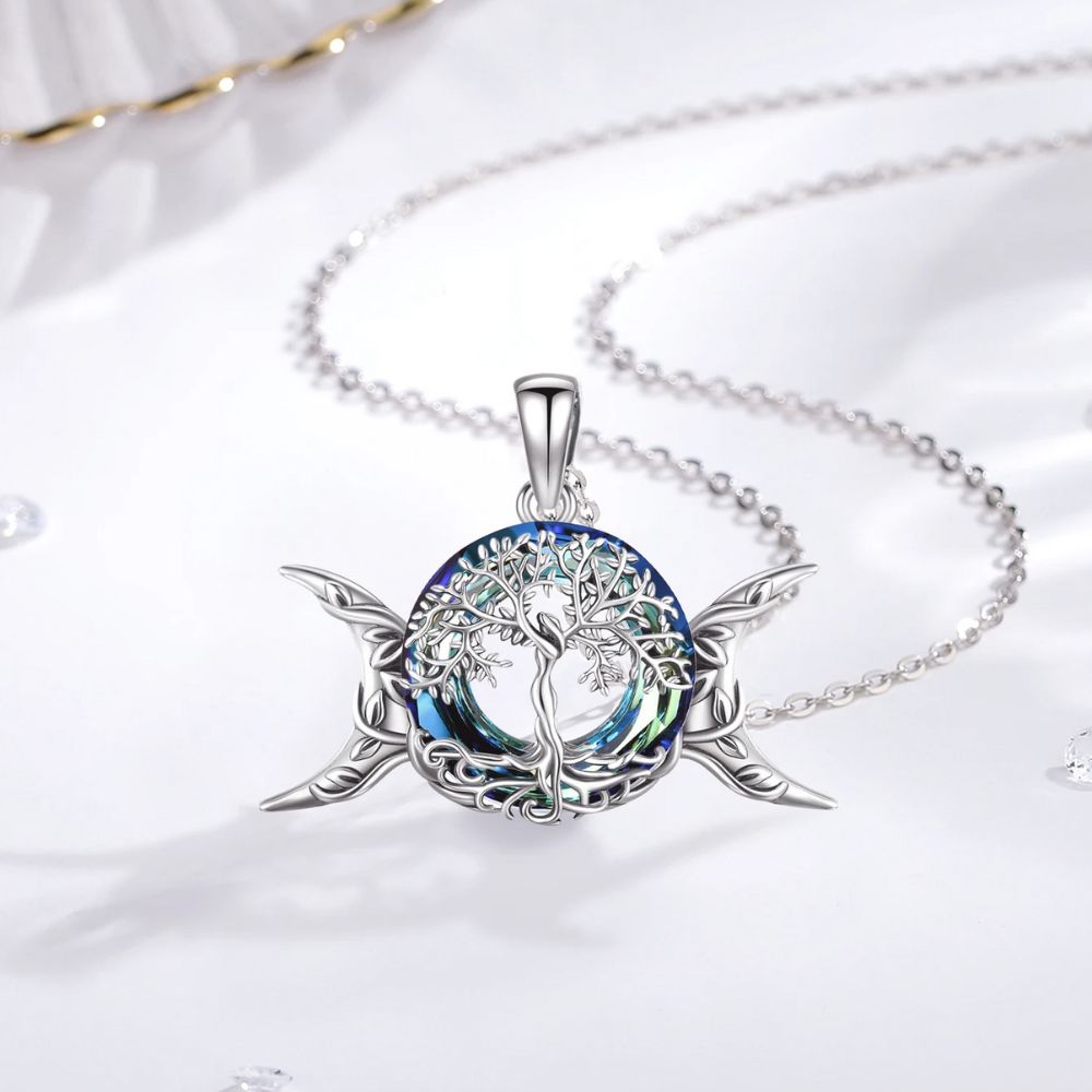 Collier Arbre de Vie Lune
