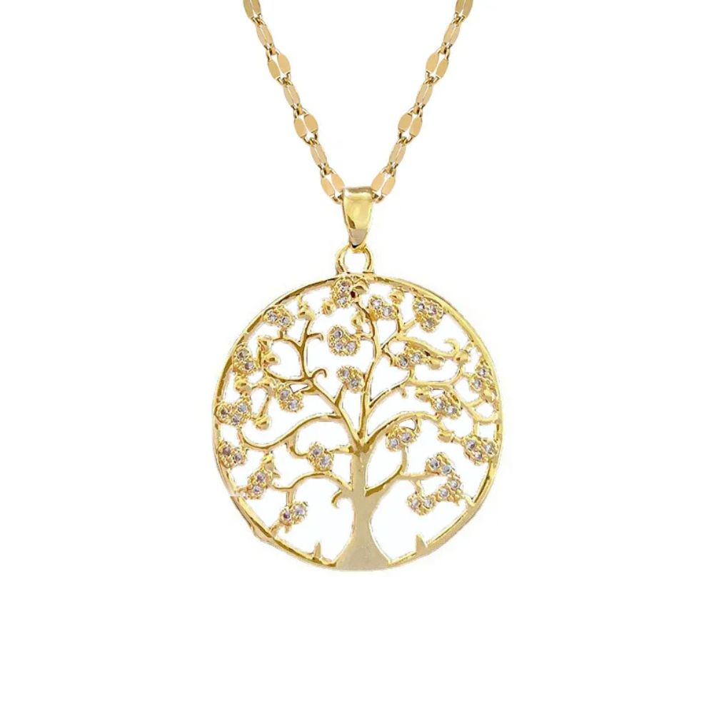 Collier Arbre de Vie Or Jaune