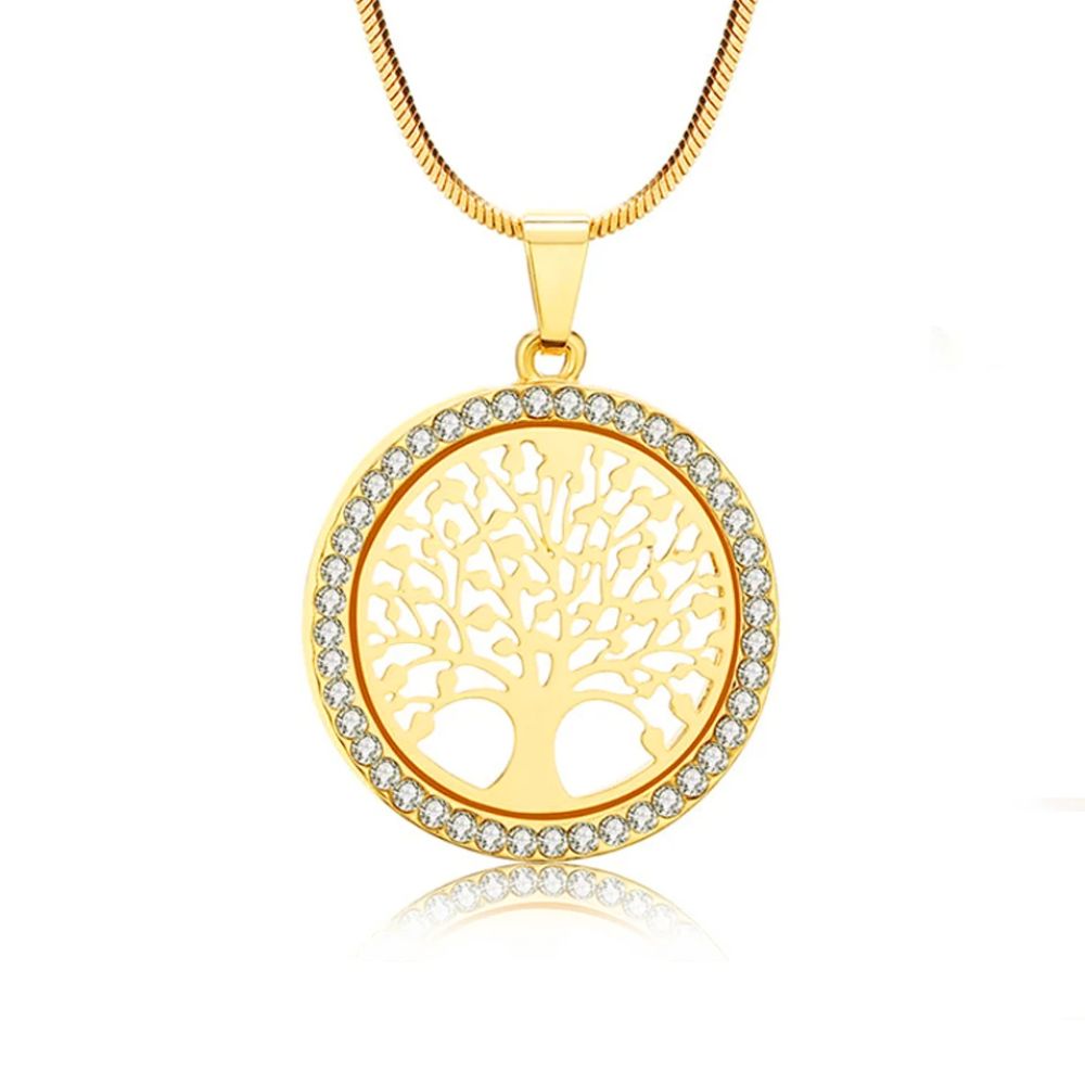 Collier Arbre de Vie Strass