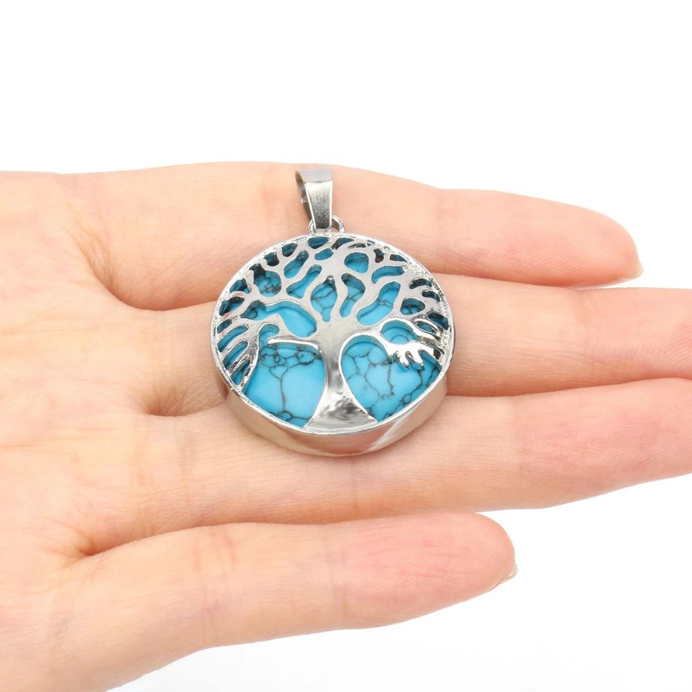 Collier Arbre de Vie Turquoise