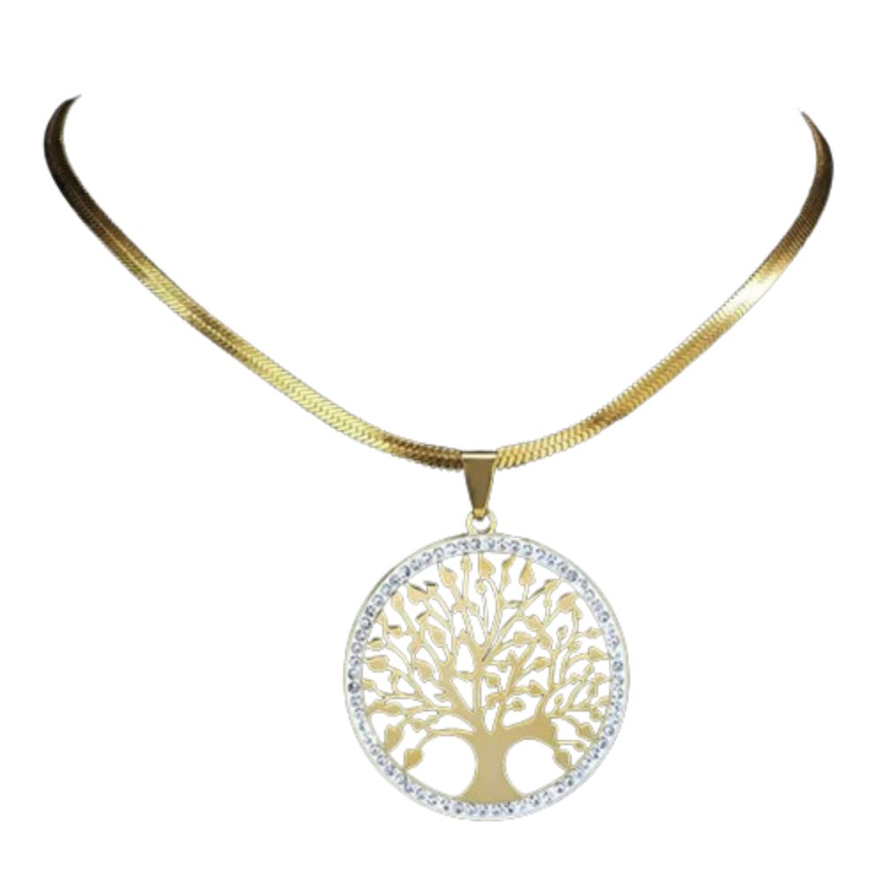 Collier Arbre de Vie Ras du Cou