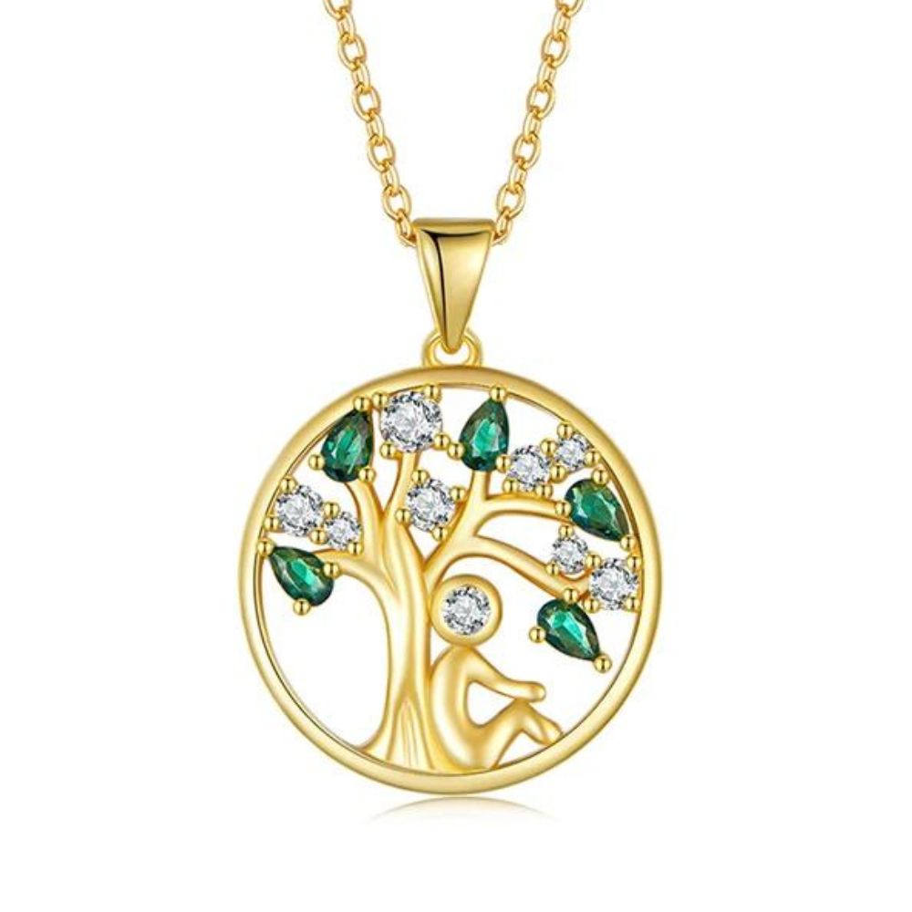Collier Arbre de Vie Solitaire