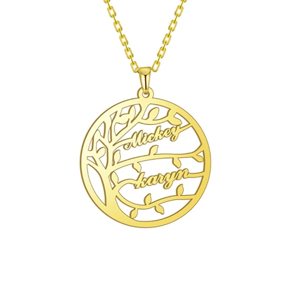 Collier Arbre de Vie Prénom