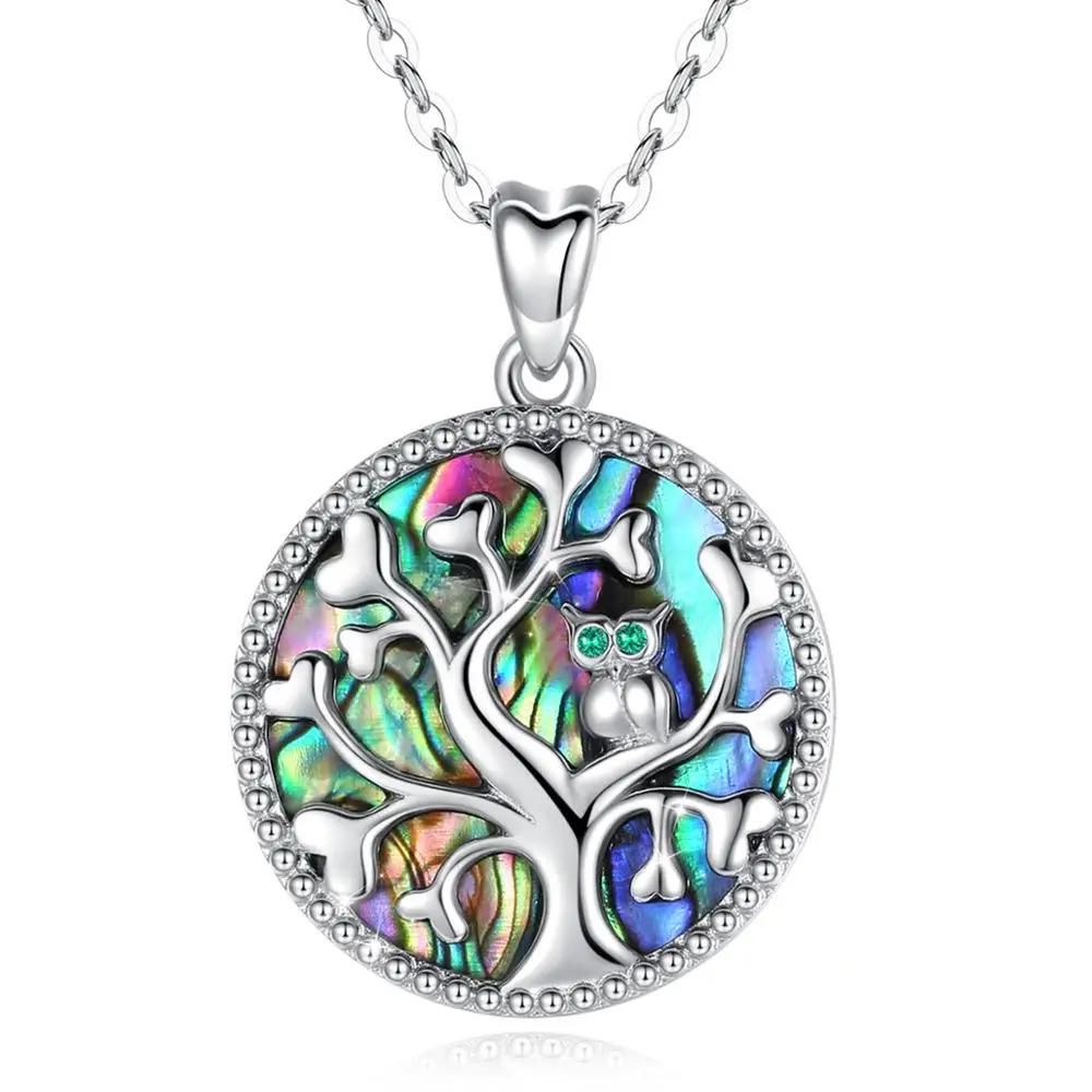 Collier Arbre de Vie Hibou