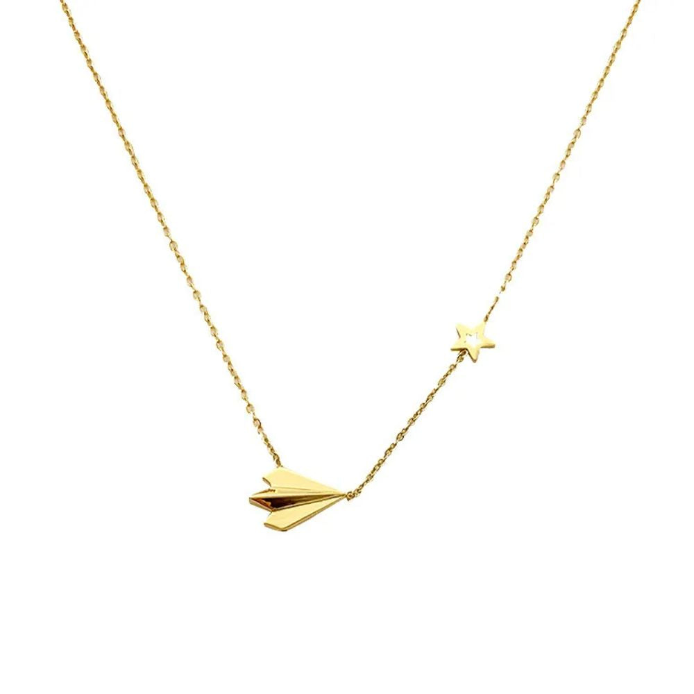Collier Avion en Papier
