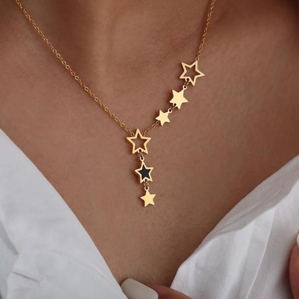 Collier Bonne Étoile Acier