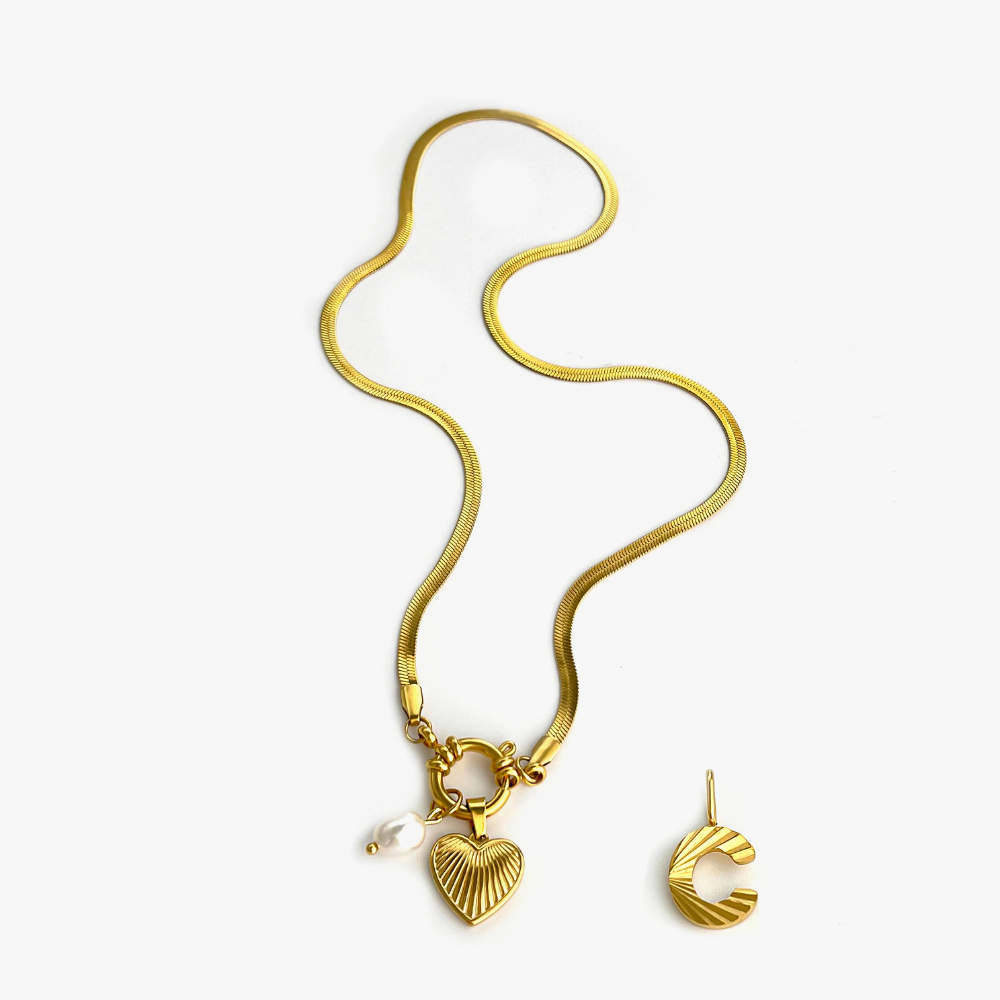 Collier Charms Lettre C