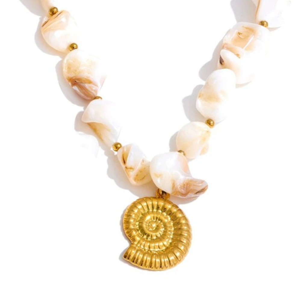Collier Coquillage - Neuf Avec étiquettes - Bijou Fantaisie De Plage Ou été