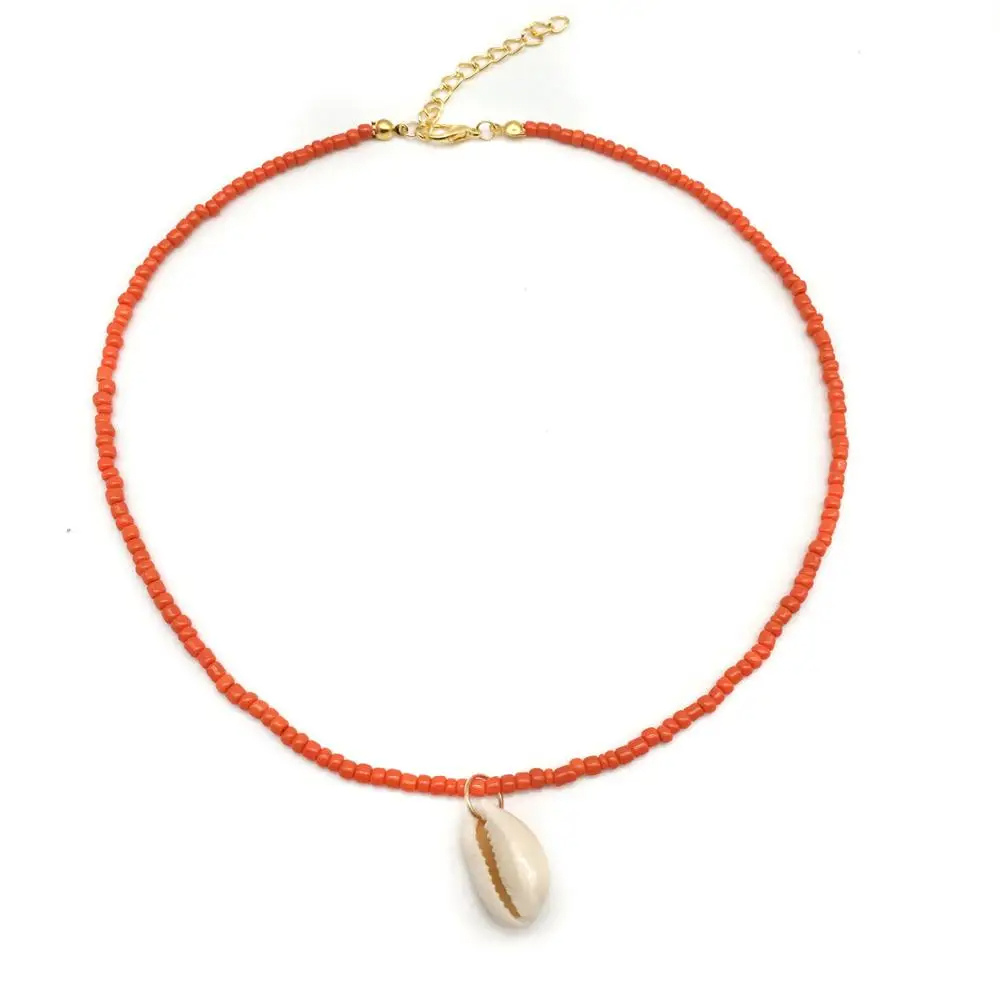 Collier Perle Couleur Coquillage