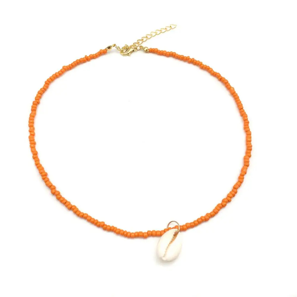 Collier Perle Couleur Coquillage