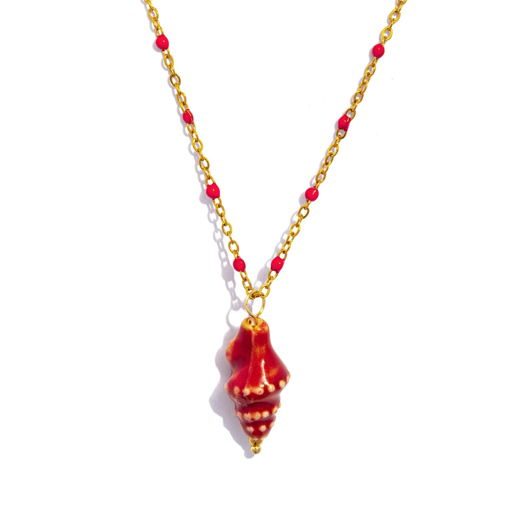 Collier Coquillage Cône