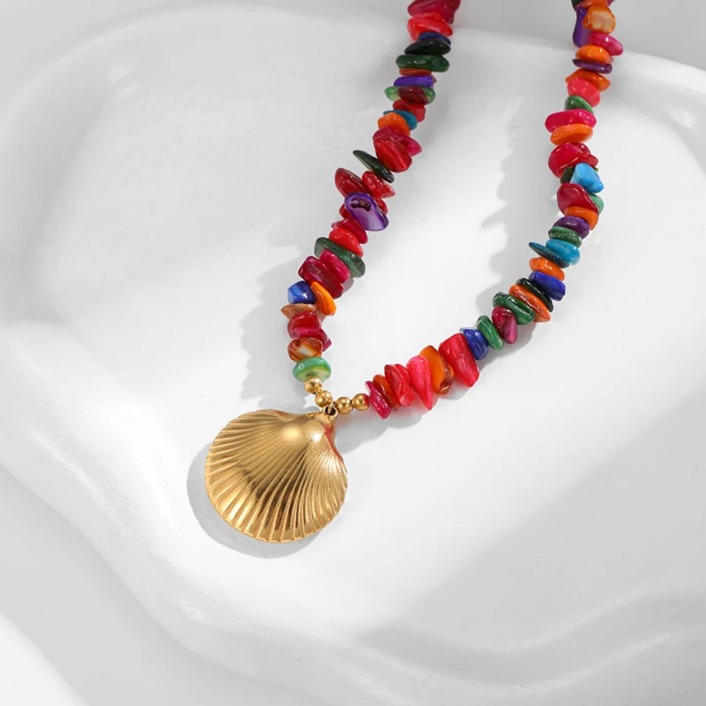 Collier Pendentif Gros Coquillage