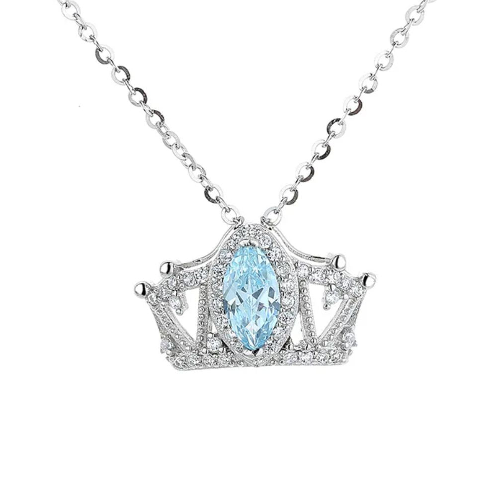 Collier Couronne Saphir