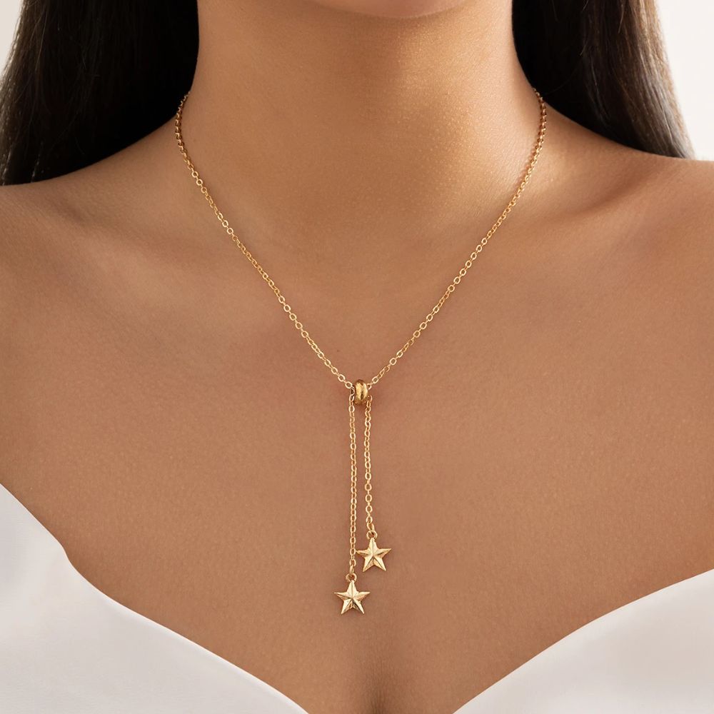 Collier Cravate Etoile