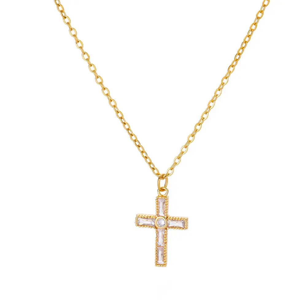 Collier Croix Minimaliste
