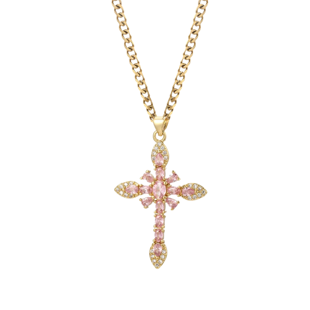 Collier Croix Gothique Femme