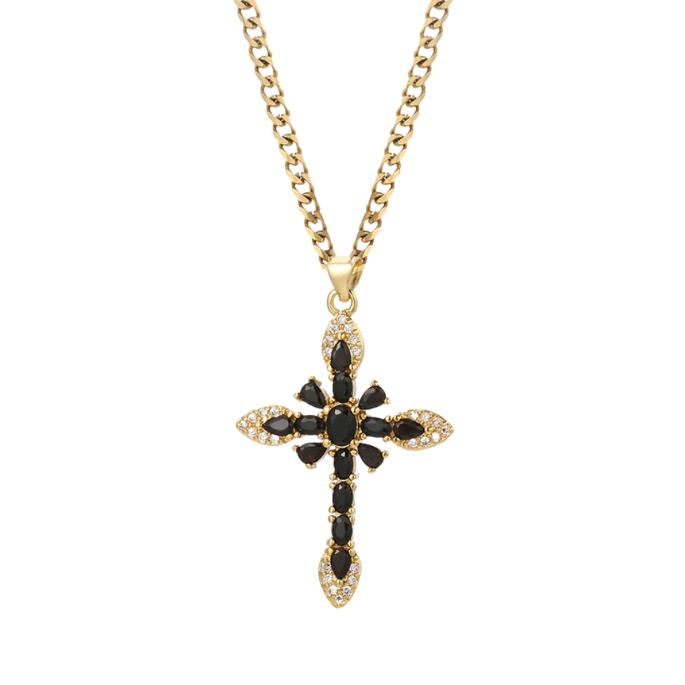 Collier Croix Gothique