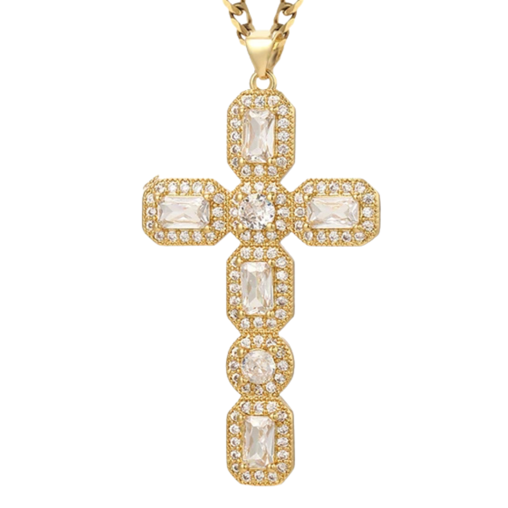 Collier Croix Blanche
