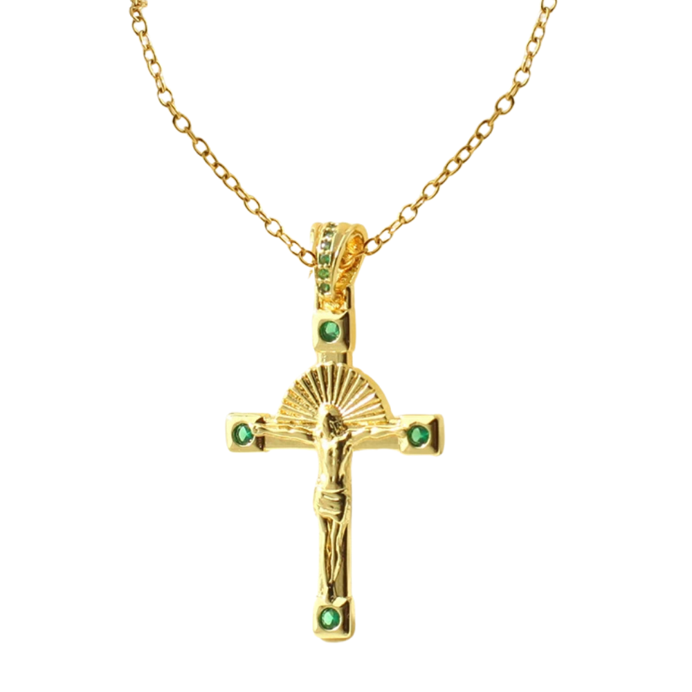 Collier Croix Jesus