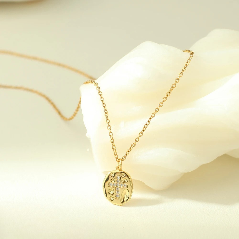 Collier Médaille Croix