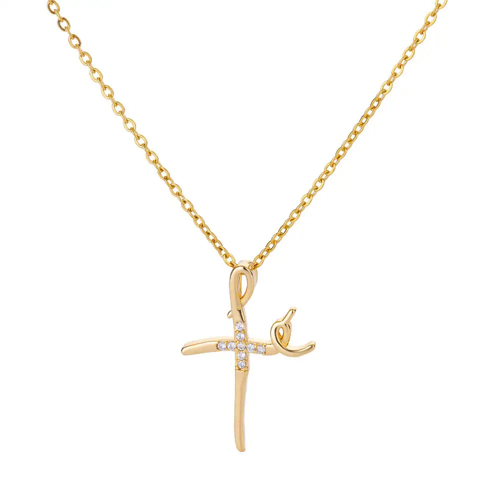 Collier Croix Design