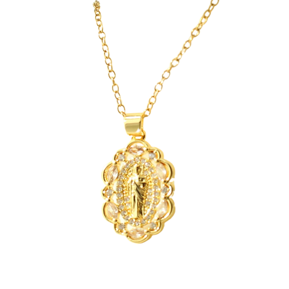 Collier Pendentif Vierge Marie