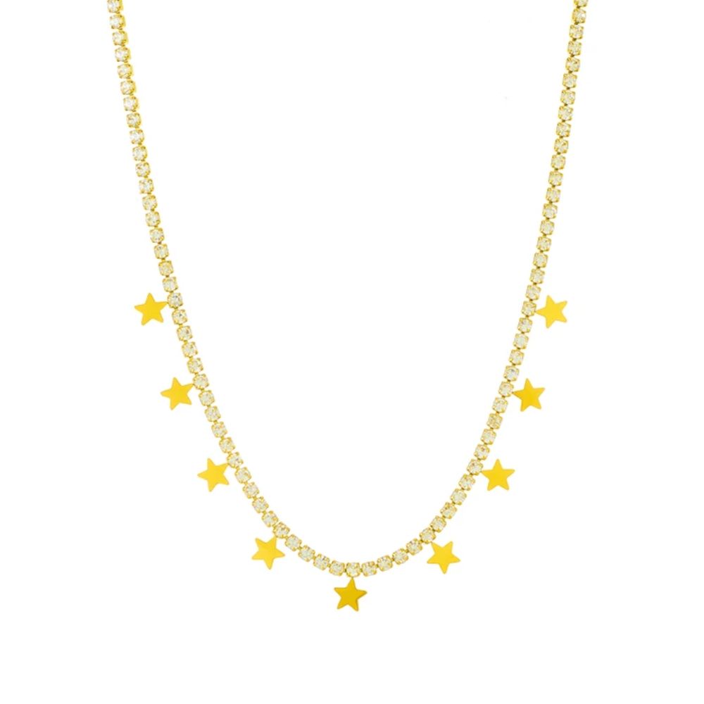 Collier de Diamants avec Étoiles