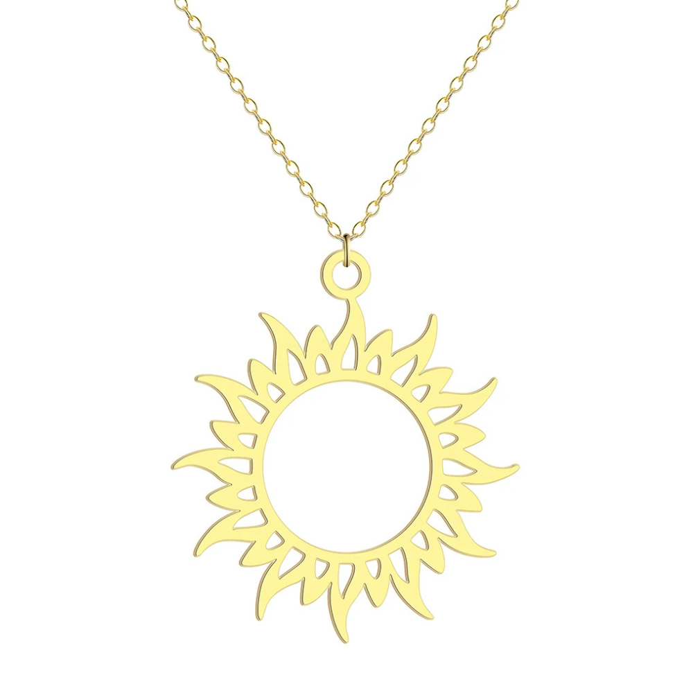 Collier en Forme de Soleil