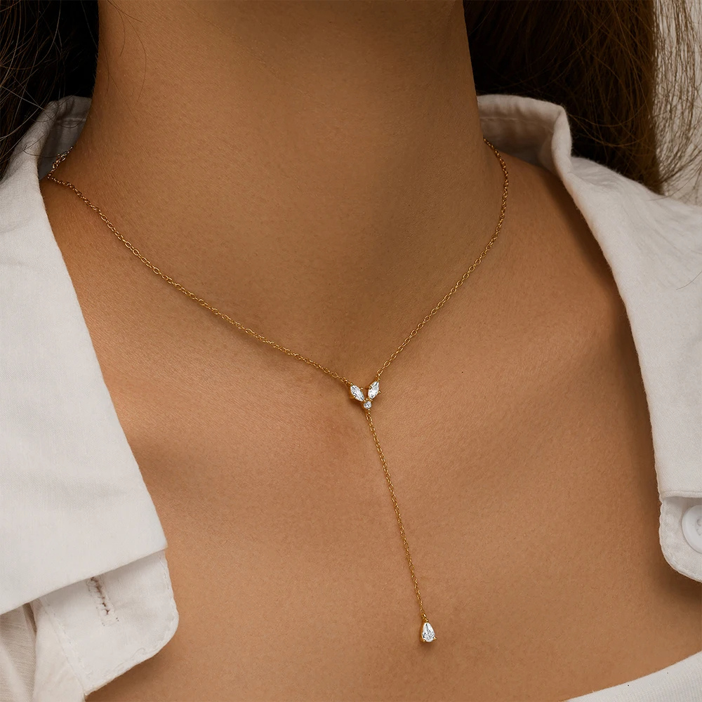 Collier en Y Diamant