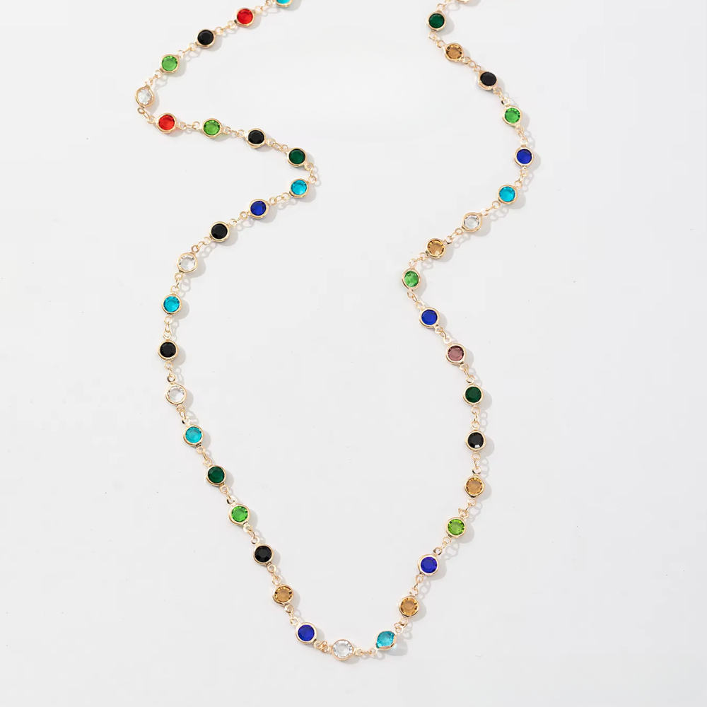 Collier en Y Multicolore