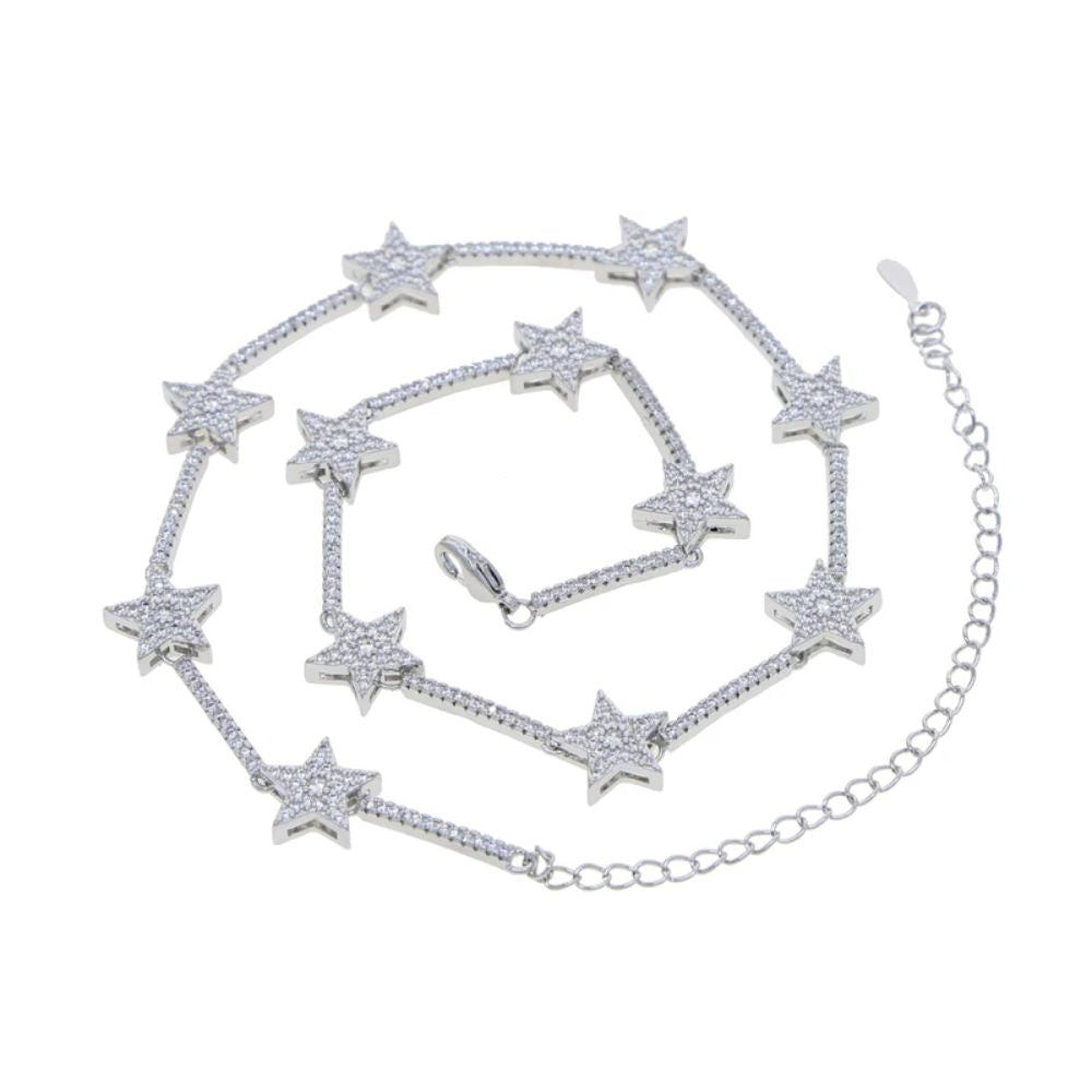 Collier Étoile Brillante Argent