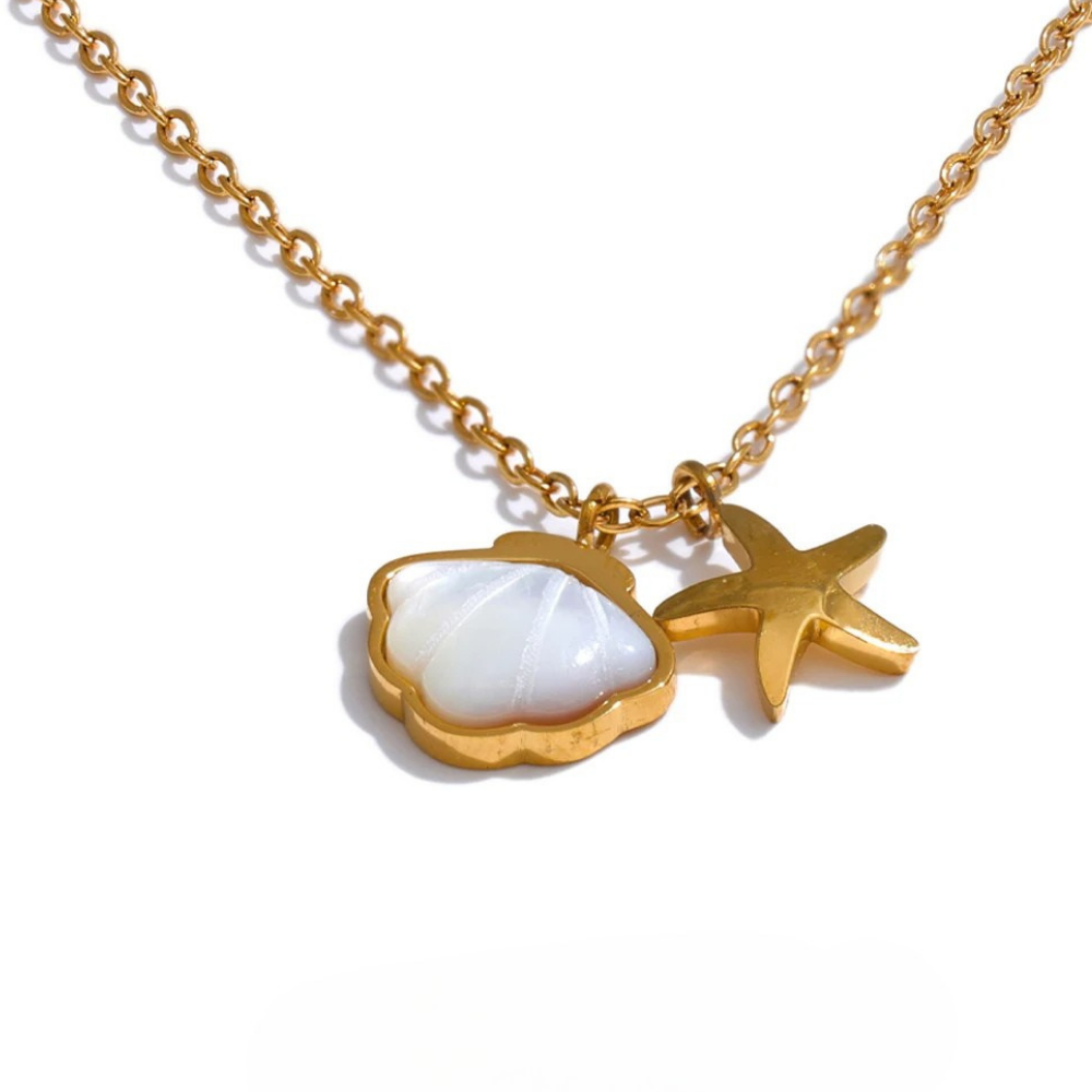Collier Étoile de Mer Coquillage