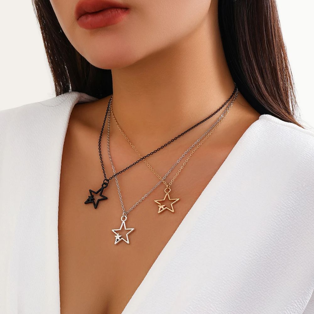 Collier Étoile Divine Or